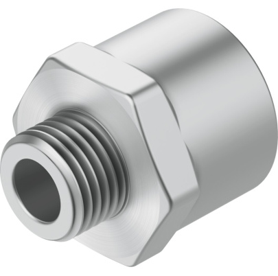 Redukcia, vonkajší, vnútorný BSPP (G) Závit, Mosadz, FESTO